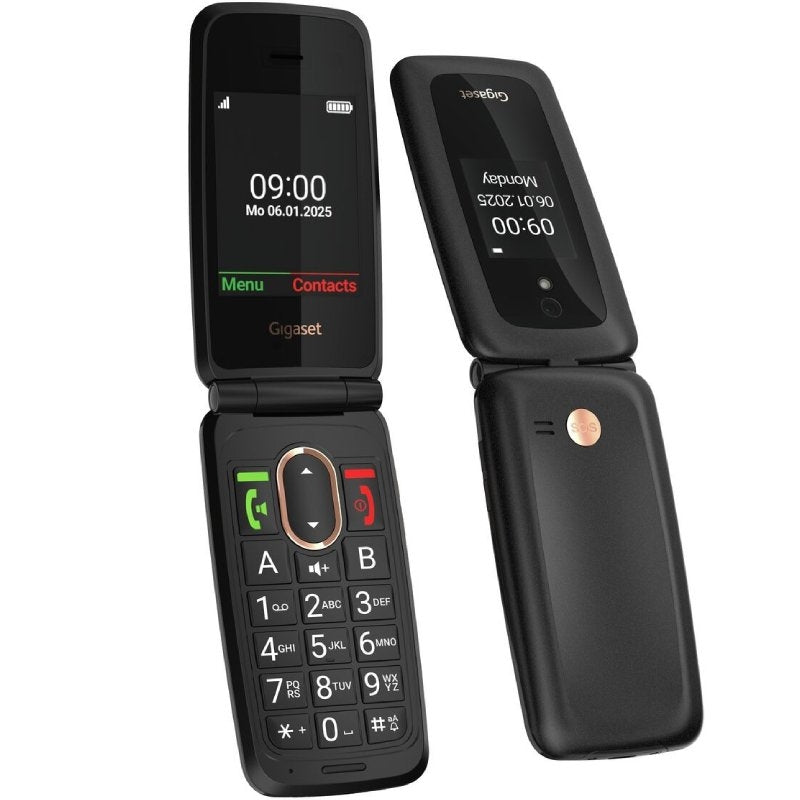 Telemóvel Gigaset GL795 para Idosos / 4G / Preto