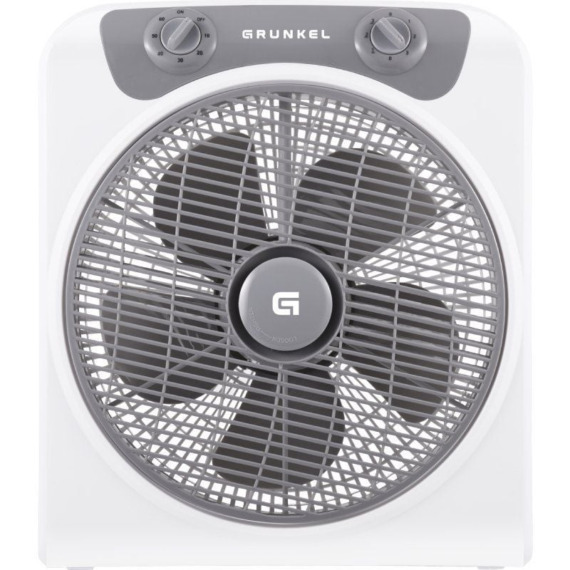 Ventilador de Chão Grunkel Box Fan / 45W / 5 Pás 30cm / 3 Velocidades