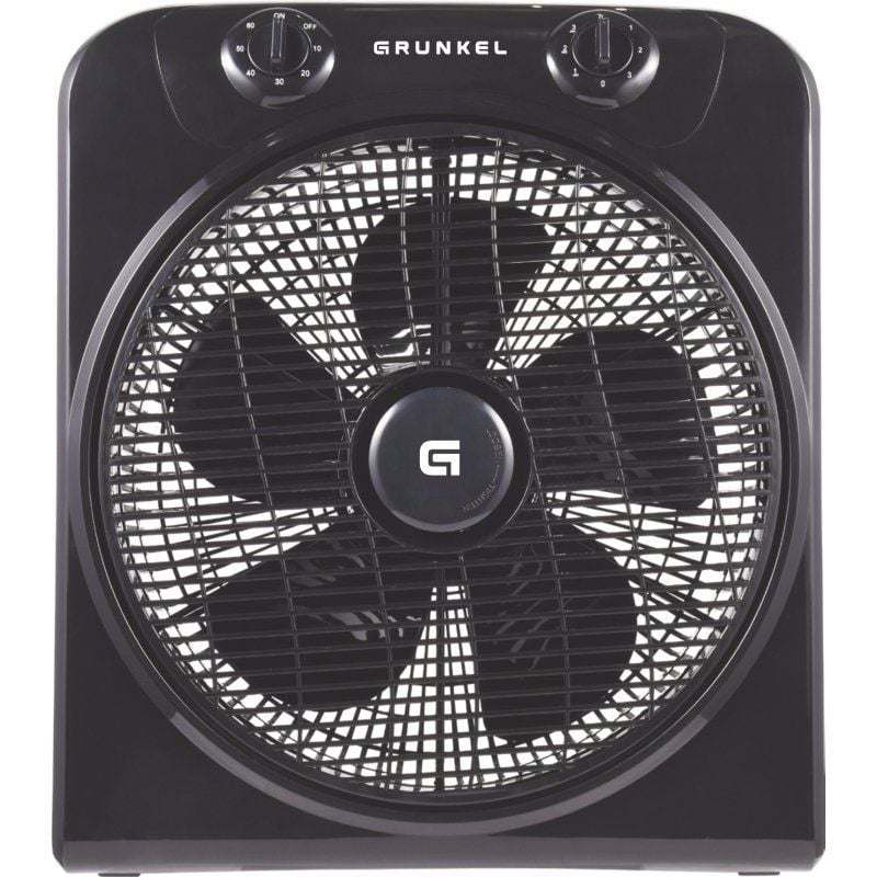 Ventilador de Chão Grunkel Box Fan NG / 45W / 5 Pás 30cm / 3 Velocidades