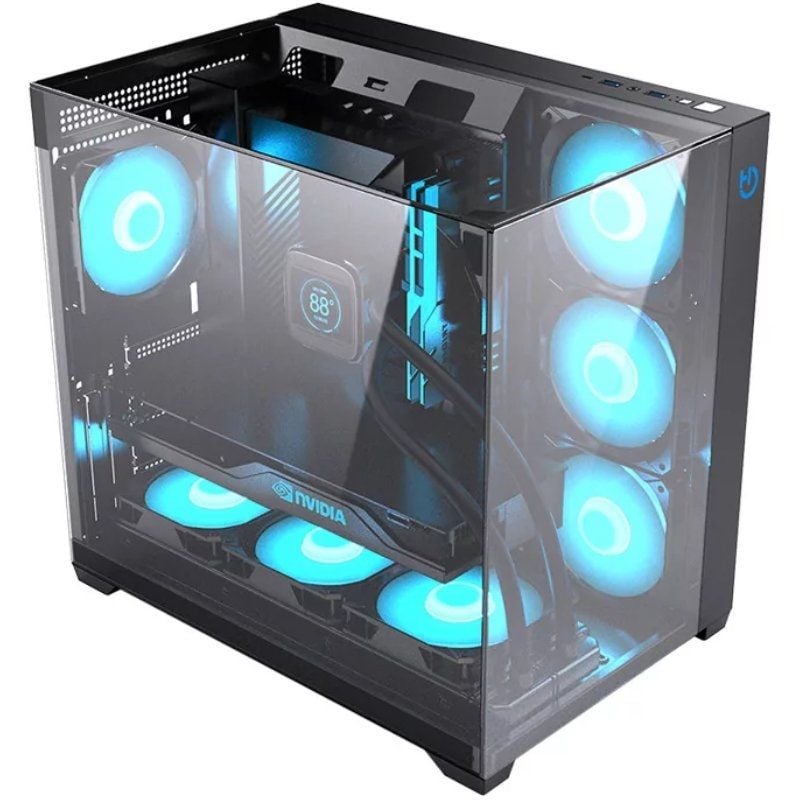 Caixa Semi-torre para Jogos Hiditec SKY