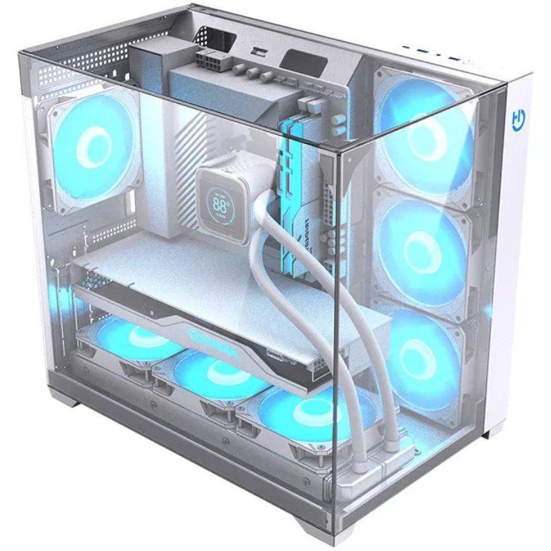 Caixa Gaming Hiditec SKY Semitower / Branco