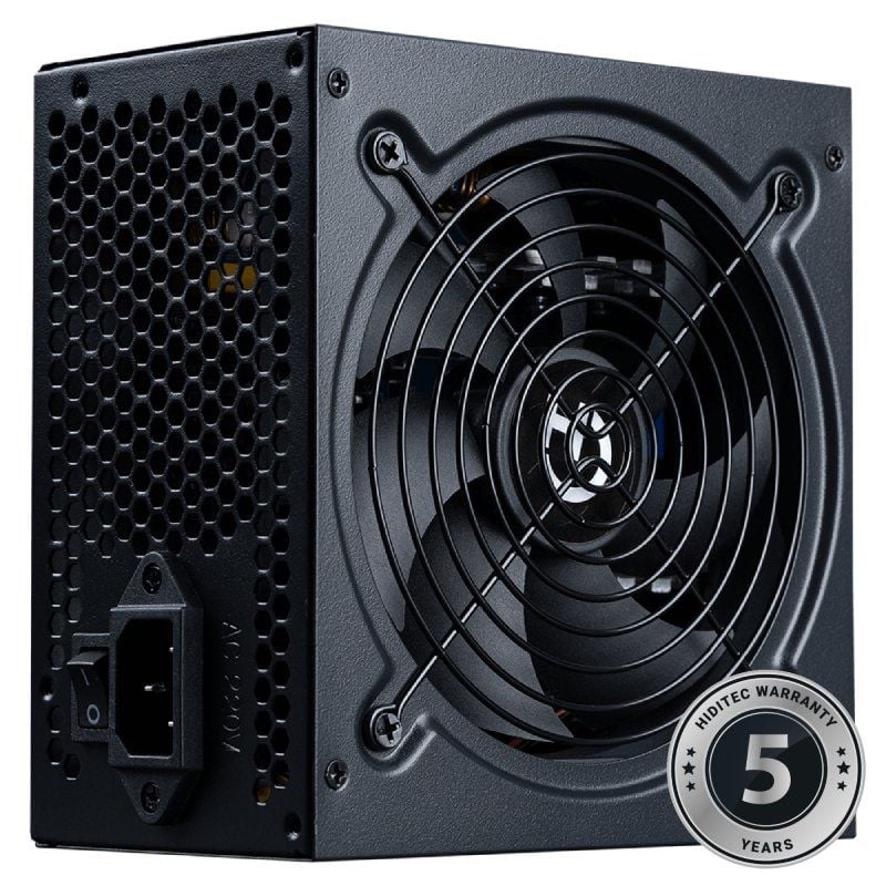 Fonte de Alimentação Hiditec RL550 / 550W / Ventilador de 12cm / 80 Plus Bronze
