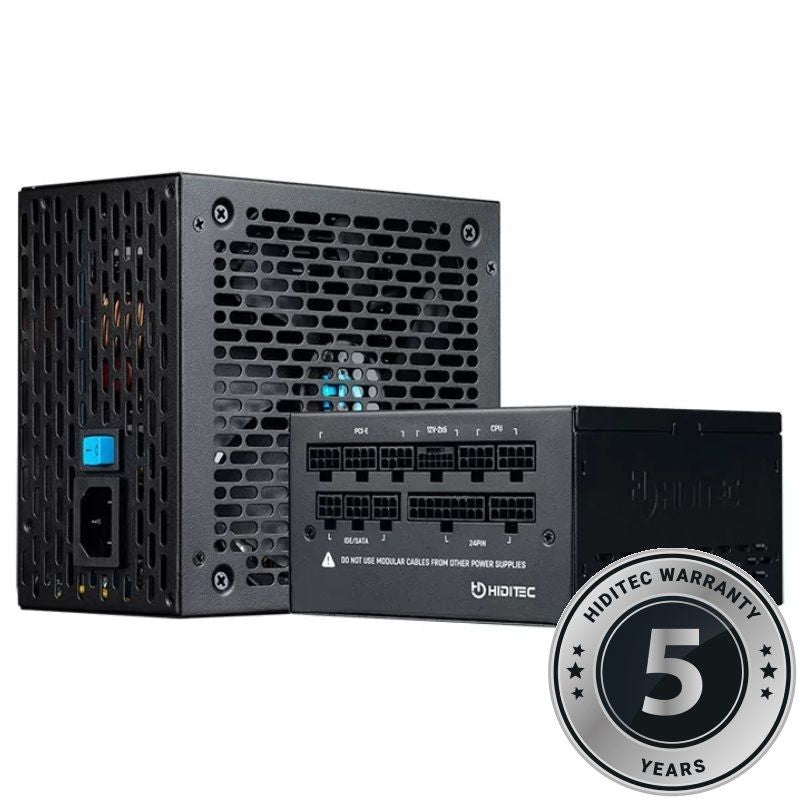 Fonte de Alimentação Hiditec GDX750 V3 / 750W / Ventilador de 14cm / ATX 3.1 / PCIe 5.1 / 80 Plus G…