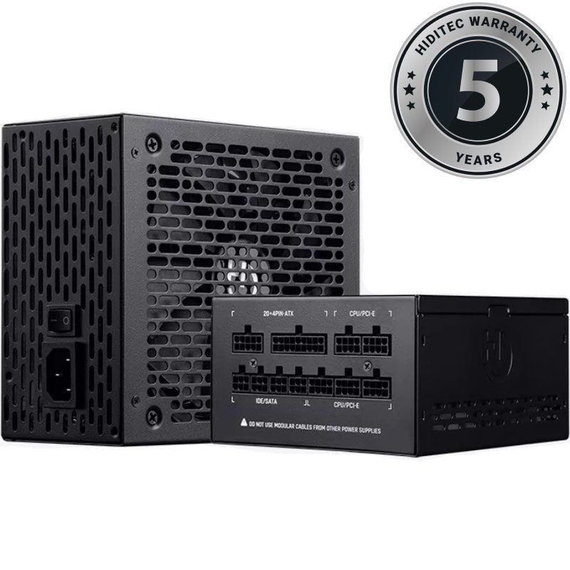 Fonte de Alimentação Hiditec BZX850 V2 / 850W / Ventilador de 14cm / 80 Plus Bronze