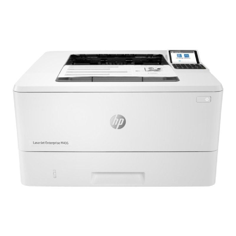 Impressora Laser Monocromática Duplex HP Laserjet Enterprise M406DN / Branco