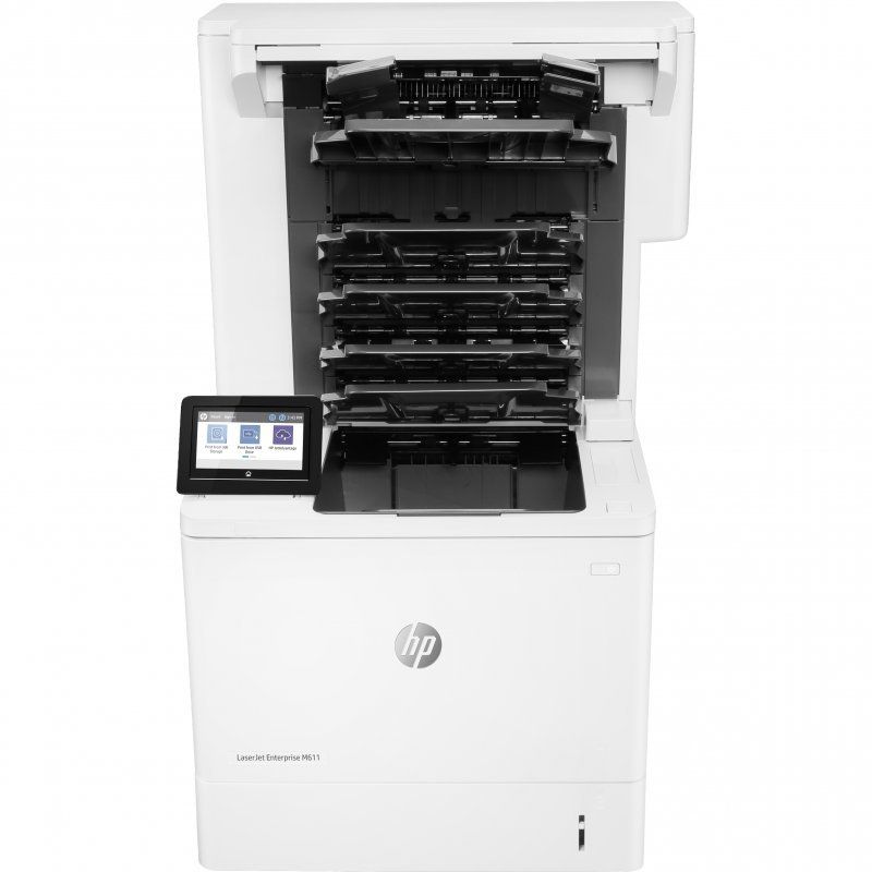 Impressora Laser Monocromática Duplex HP Laserjet Enterprise M611DN / Branco