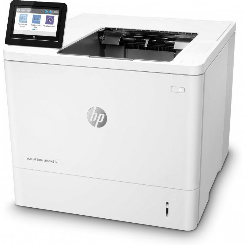 Impressora Laser Monocromática Duplex HP Laserjet Enterprise M612DN / Branco