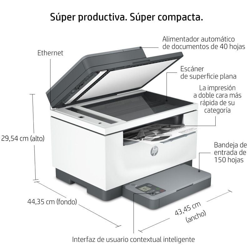 Multifunções Laser HP Laserjet MFP M234SDN Monocromático MFP M234SDN Duplex / ADF / Branco
