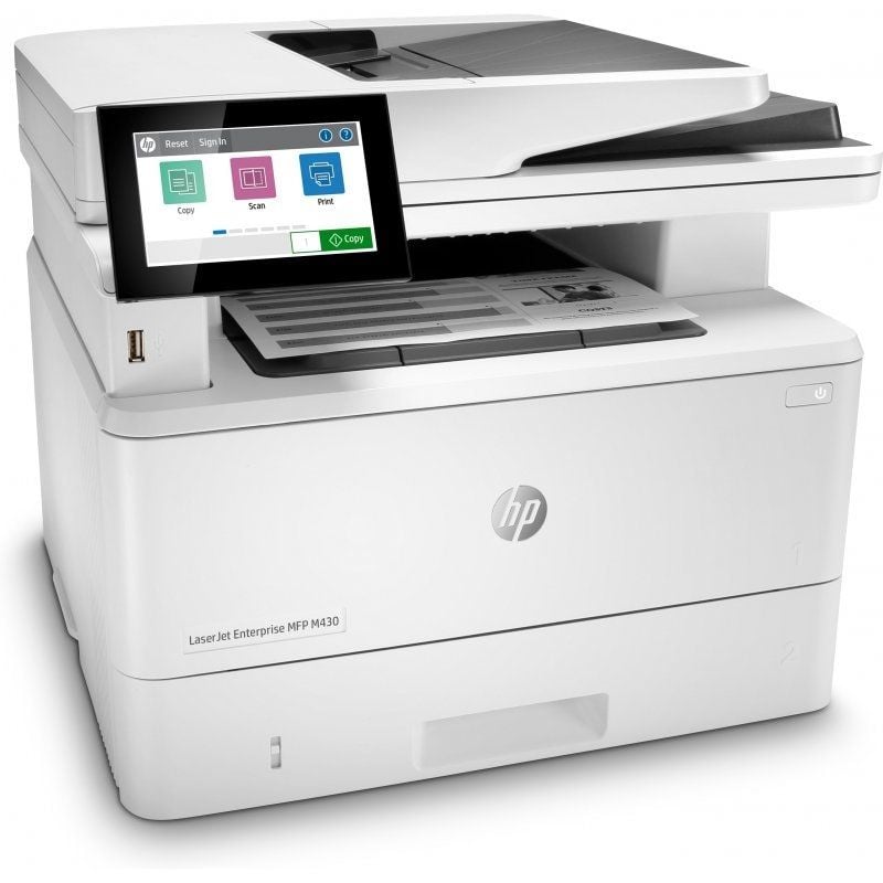 Impressora Multifunções Laser Monocromática HP Laserjet Enterprise MFP M430F Fax / Duplex / Branco