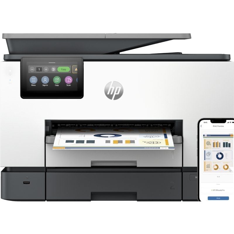 Impressora Multifunções HP Officejet Pro 9130b Wifi / Fax / Duplex / ADF / Branco