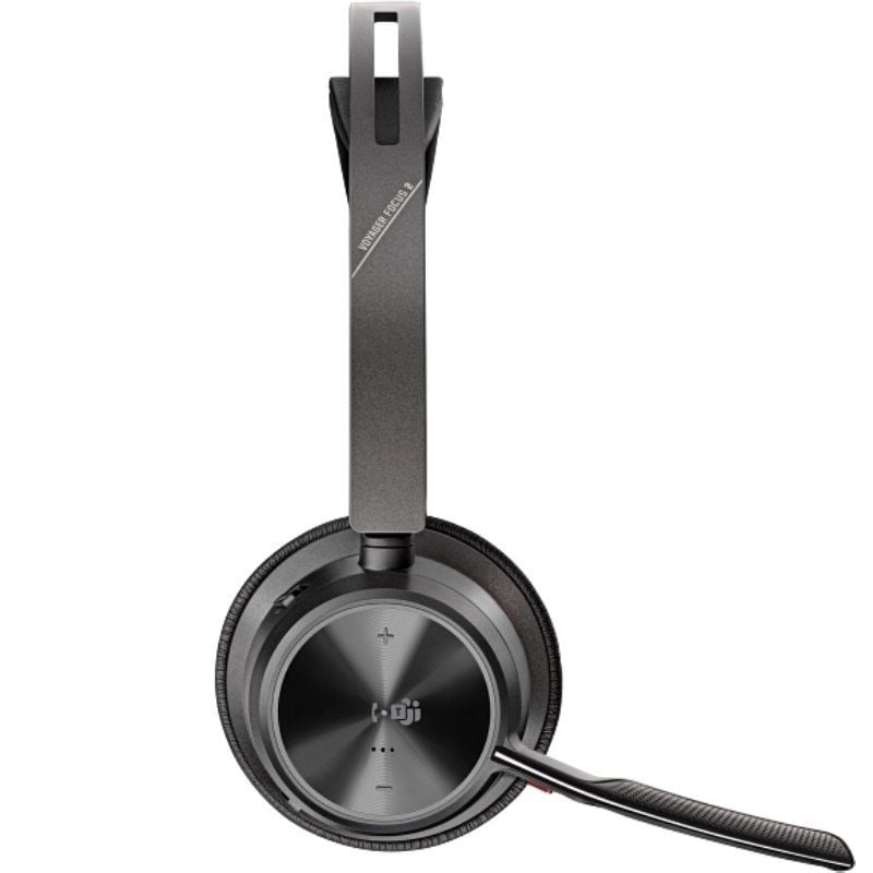 Auricular sem Fios Poly Voyager Focus 2 para Microsoft Teams + Adaptador Usb-c-a + Suporte de Carre…