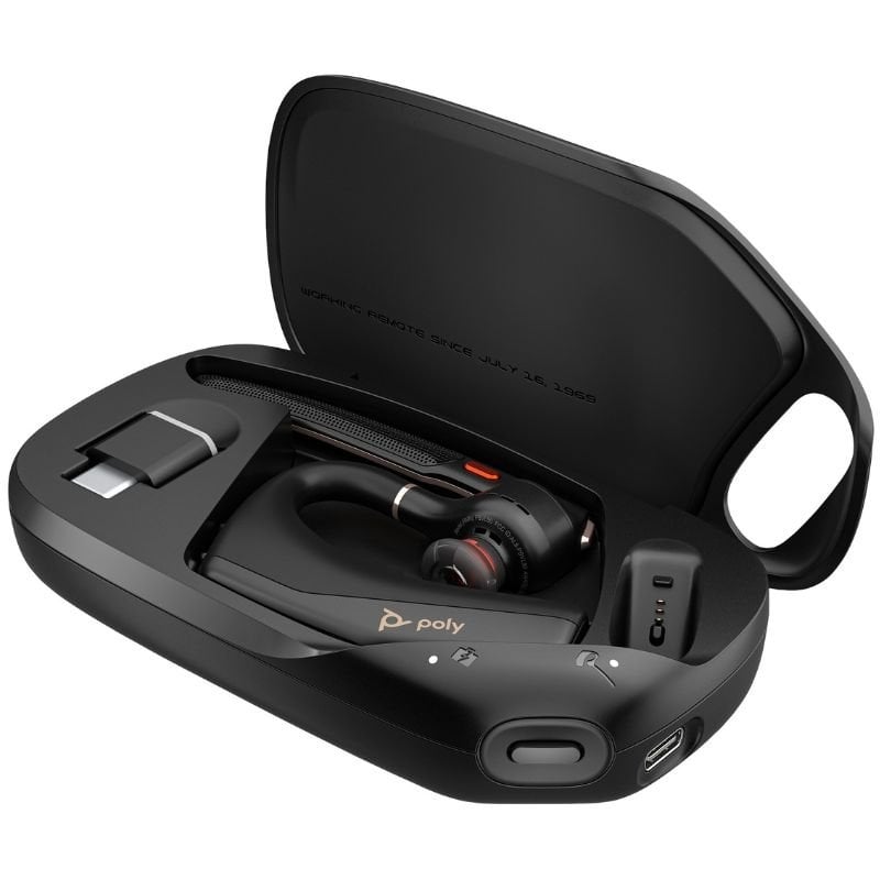 Auscultadores sem Fios Poly Voyager Legend 50 UC / com Estojo de Carregamento / Bluetooth / Pretos