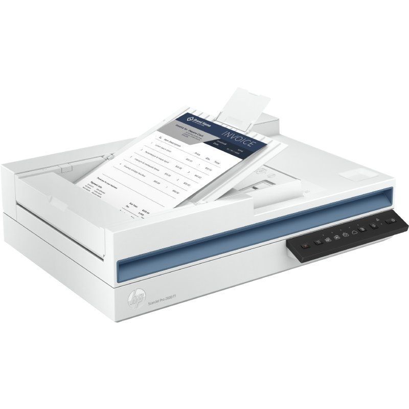 Scanner de Documentos HP Scanjet Pro 2600 F1 com ADF / Alimentador Duplex de Documentos