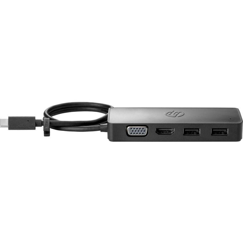 Base de Ligação USB 3.0 Tipo C HP Usb-c Travel G2 / 2xusb / 1xhdmi / 1xvga / Preto