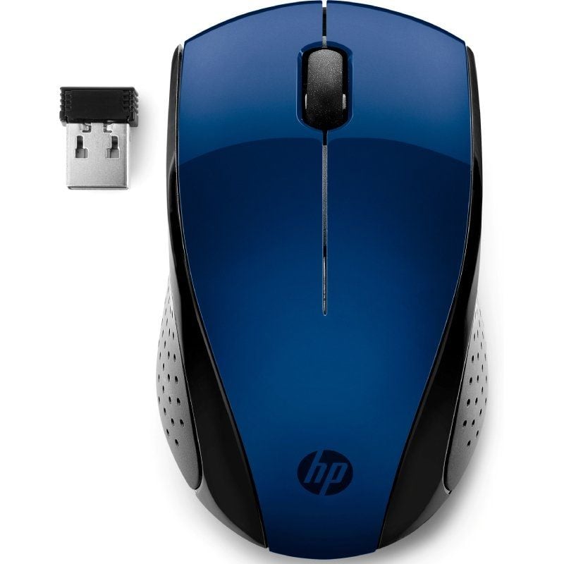 Rato sem Fios HP 220 / Até 1200 DPI / Azul
