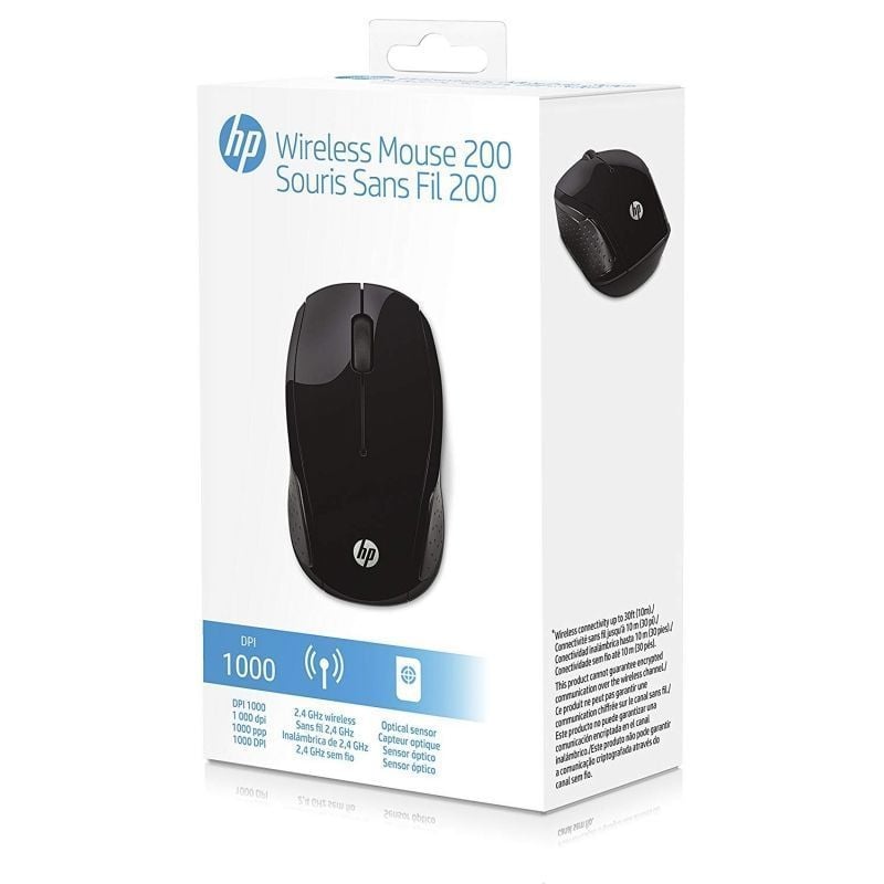 Rato sem Fios HP 200 X6W31AA / Até 1000 DPI