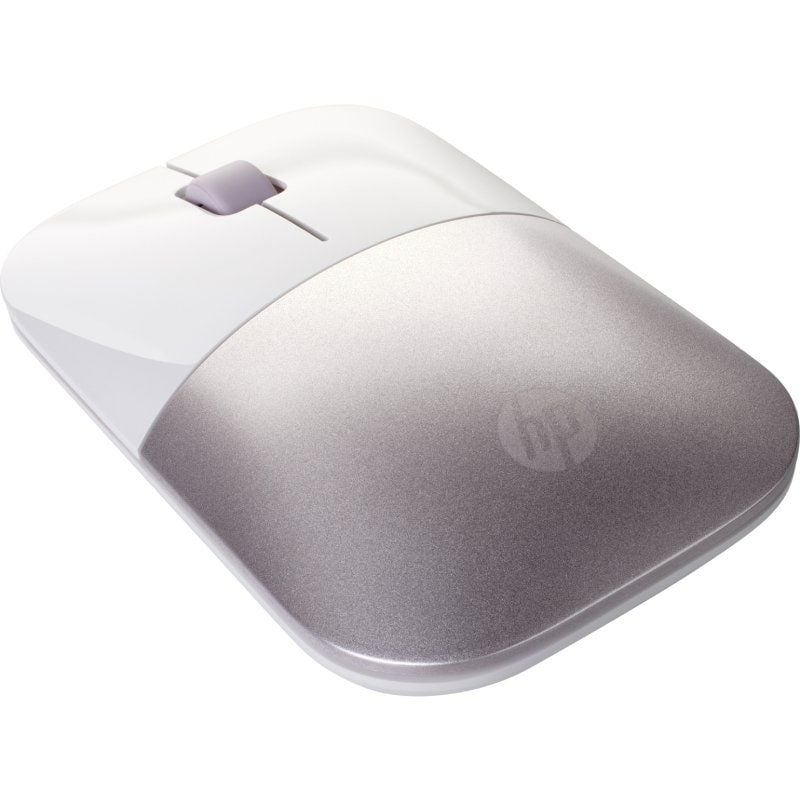 Rato sem Fios HP Z3700 / Até 1200 DPI / Branco e Cor-de-rosa