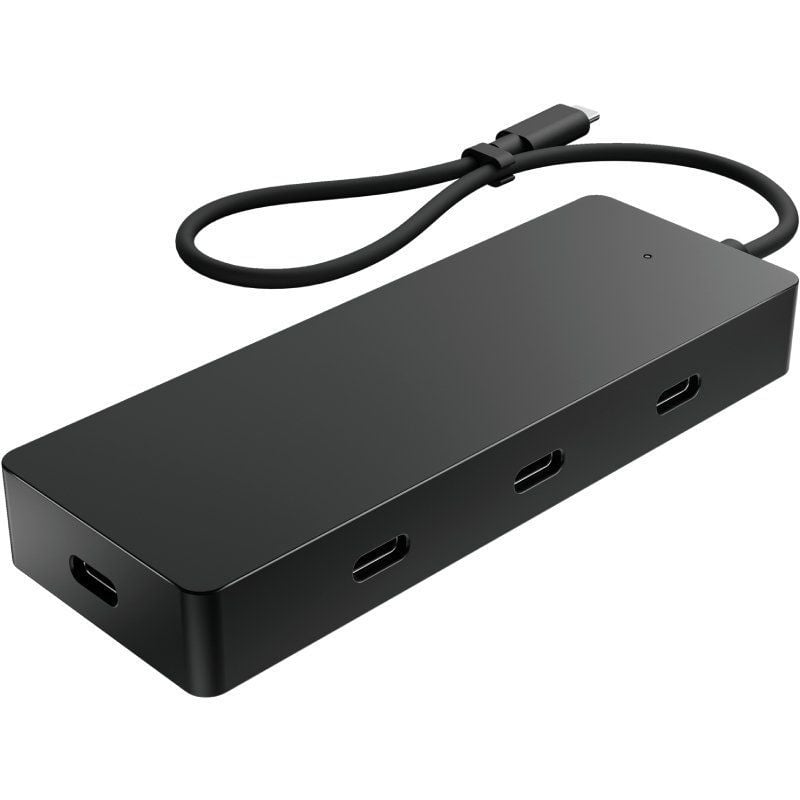 Base de Ligação USB Tipo C HP 6G843AA / 3xusb Tipo C / 1xusb Tipo C PD / Preto e Azul
