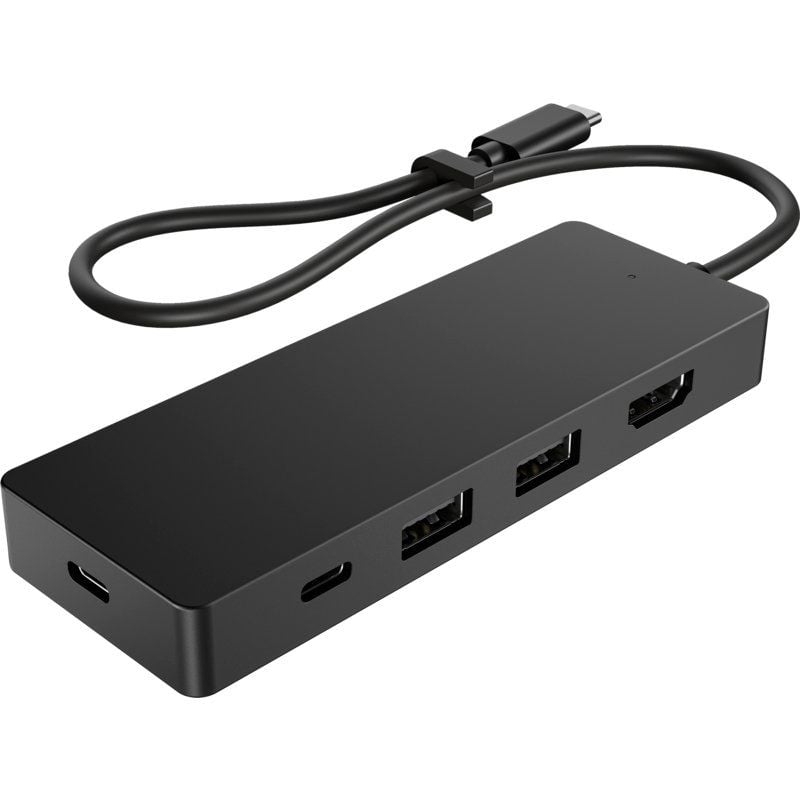 Base de Ligação USB Tipo C HP G3 / 2xusb / 1xusb Tipo C / 1xhdmi / 1xusb Tipo C PD / Preto