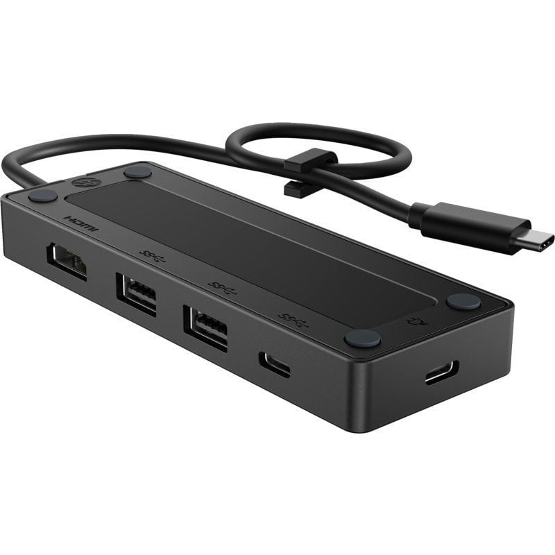 Base de Ligação USB Tipo C HP G3 / 2xusb / 1xusb Tipo C / 1xhdmi / 1xusb Tipo C PD / Preto