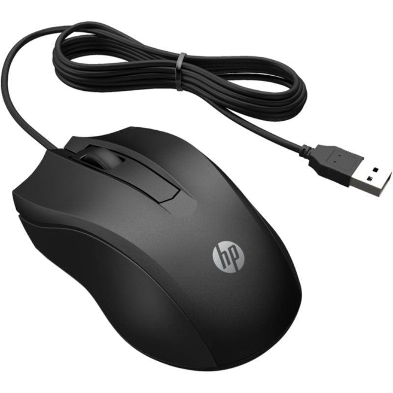 Rato HP 105 / Até 1600 DPI / Preto