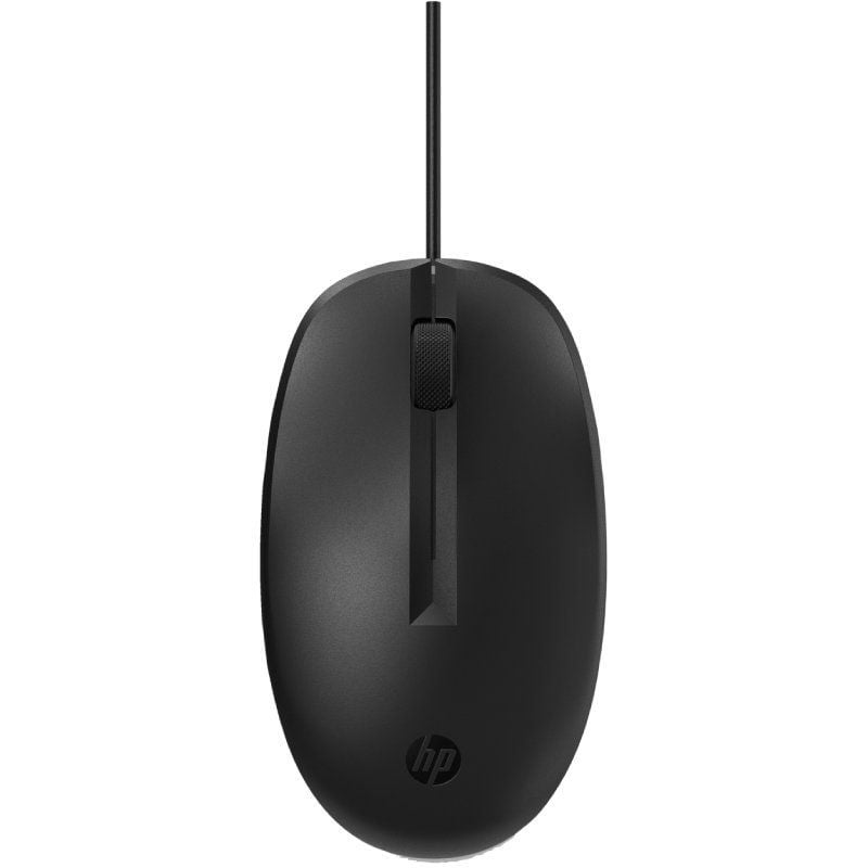 Rato HP 125 / Até 1200 DPI / Preto