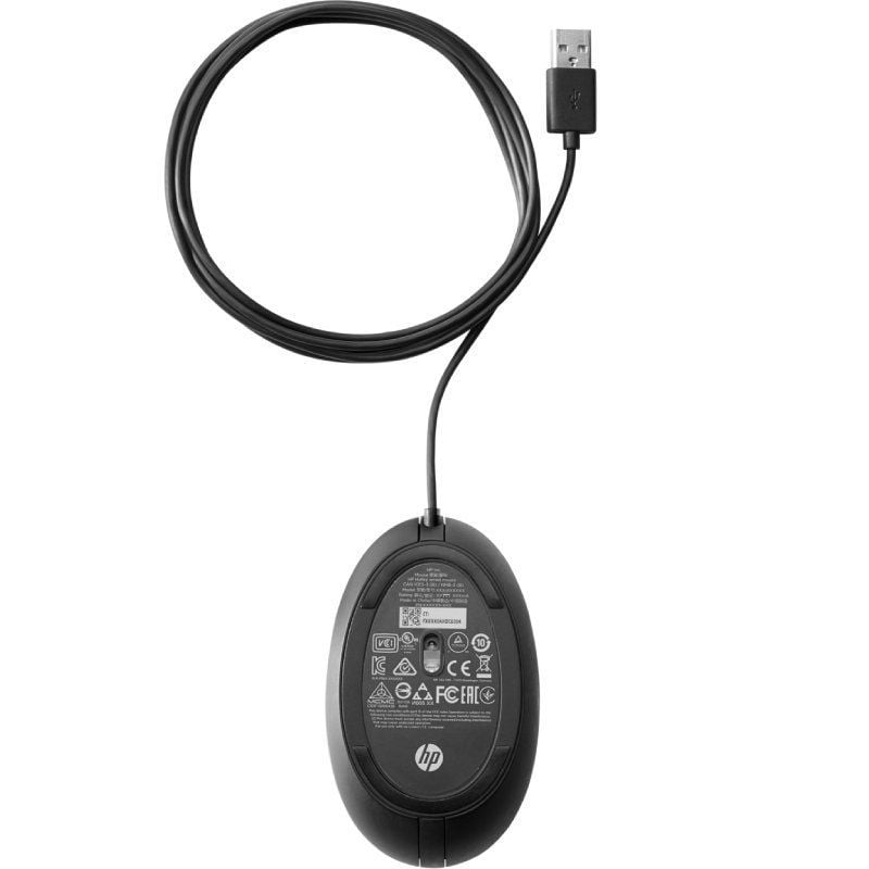 Rato HP 320M / Até 1200 DPI / Preto