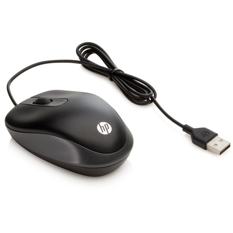 Rato HP G1K28AA / Até 1000 DPI / Preto
