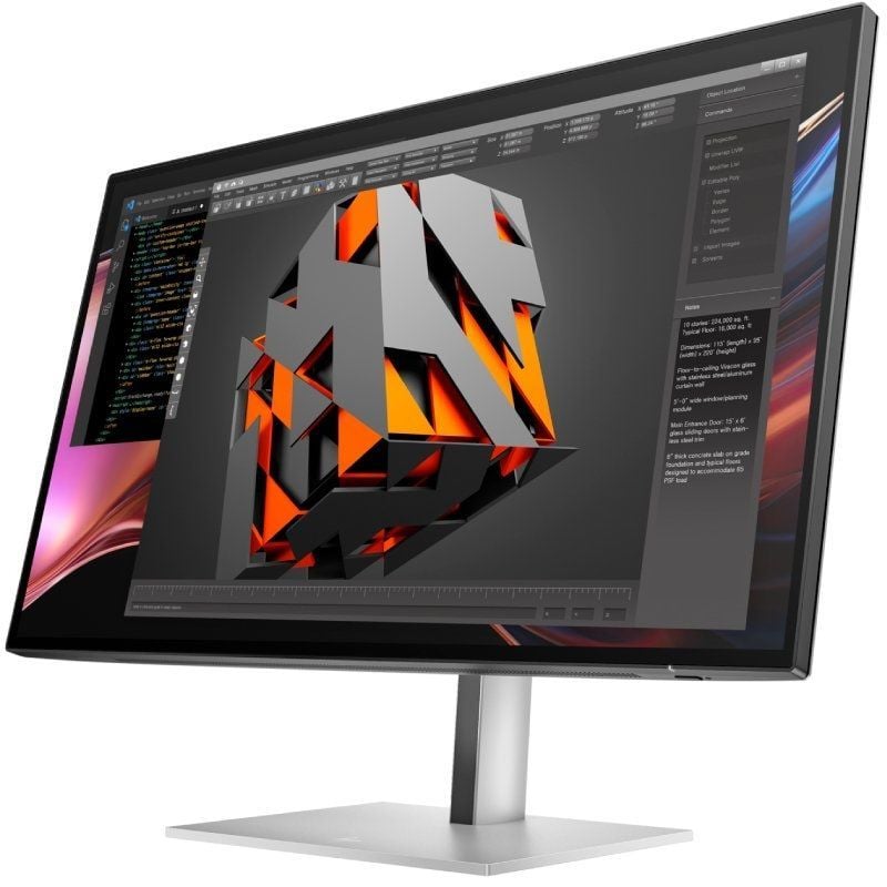 Monitor Profissional HP Pro Series 7 de 27" / QHD / Ajustável em Altura / Prateado