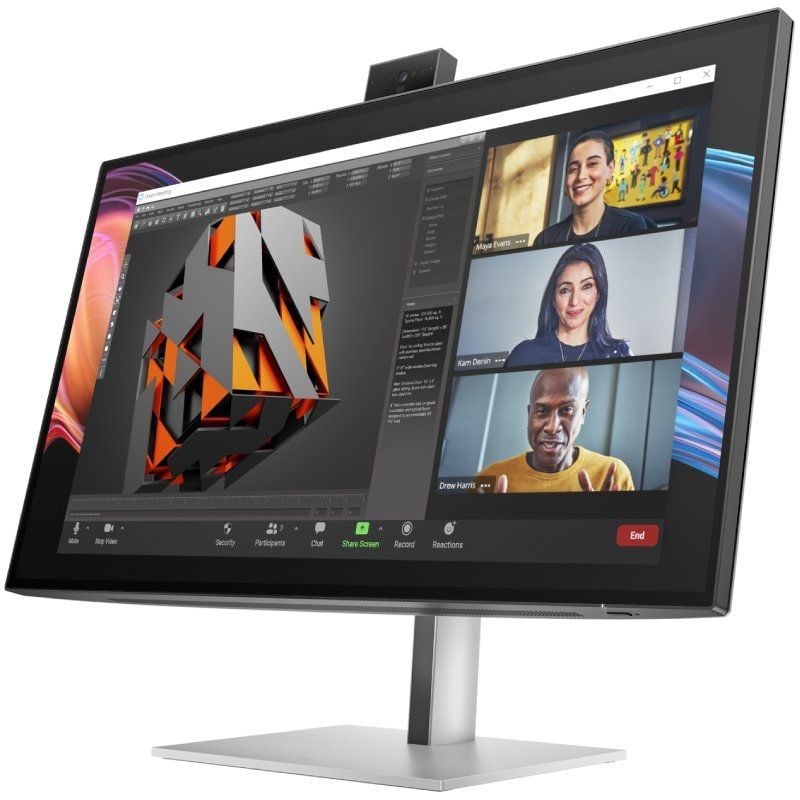 Monitor Profissional HP Pro Series 7 de 27" / 4K / Webcam / Multimédia / Ajustável em Altura / Prat…