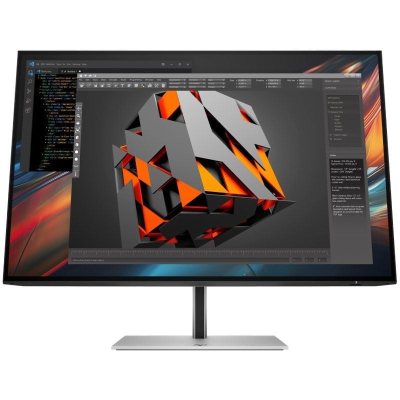 Monitor Profissional HP Pro Series 7 de 24" / WUXGA / Ajustável em Altura / Prateado