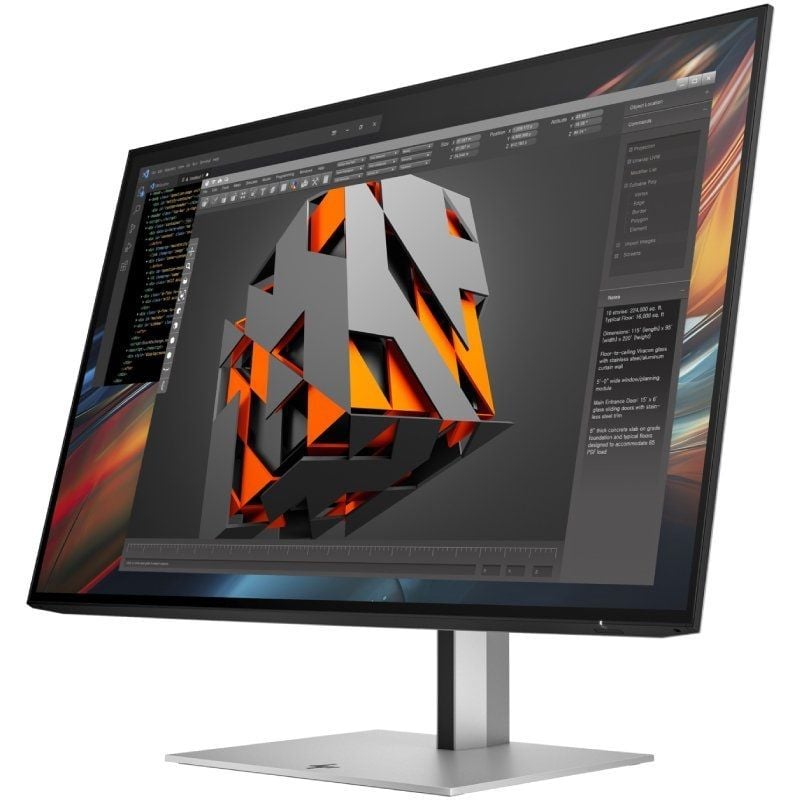 Monitor Profissional HP Pro Series 7 de 24" / WUXGA / Ajustável em Altura / Prateado