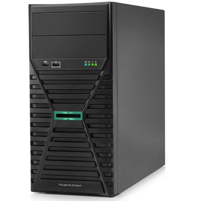 Servidor HPE Proliant ML30 Gen11 Intel Xeon E-2434 / 32 GB de RAM / 2x 480 GB SATA