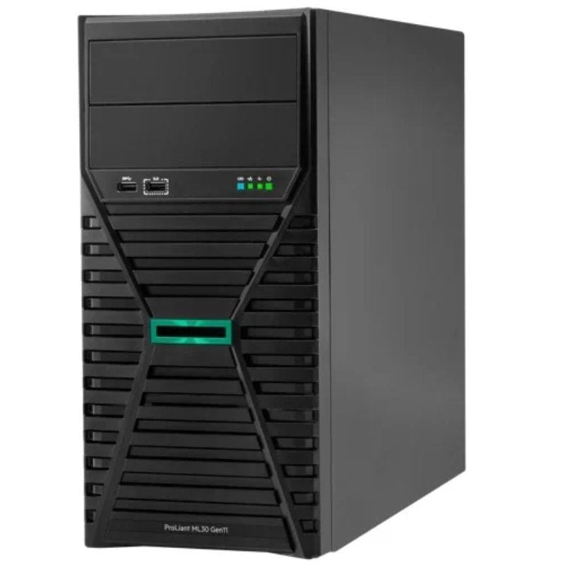 Servidor HPE Proliant ML30 Gen11 Intel Xeon E-2434 / 32 GB de RAM / 2x 960 GB SSD