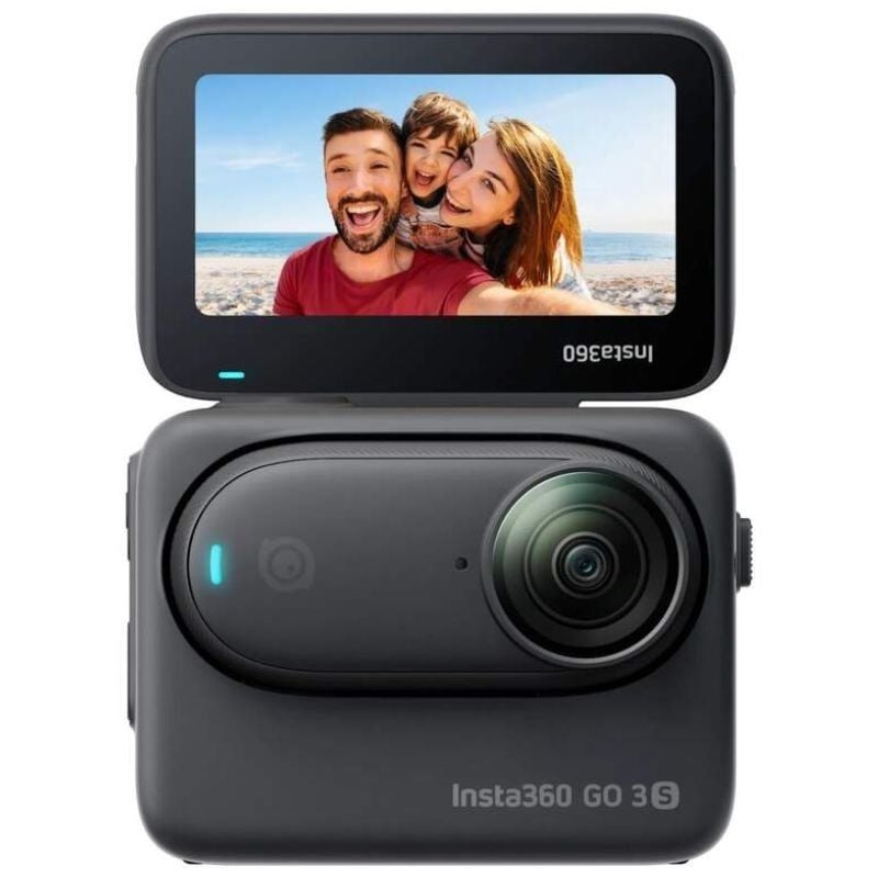Câmara Desportiva Digital Insta360 GO 3S / 4K / Ângulo de Visão de 180° / Preto