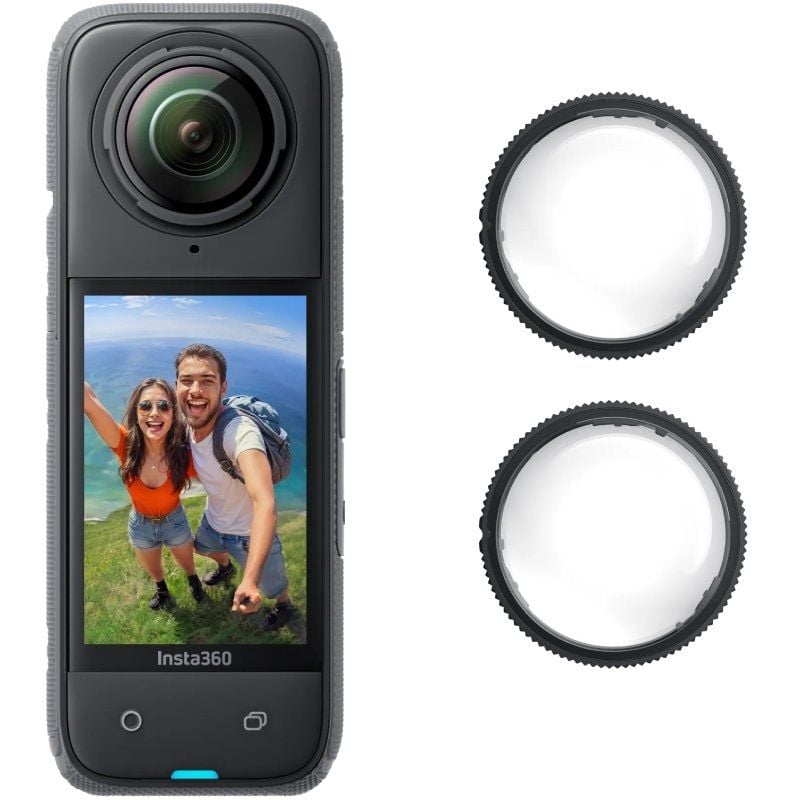 Câmara Digital Desportiva Insta360 X4 / 8K / Ângulo de Visão de 360° / Preto