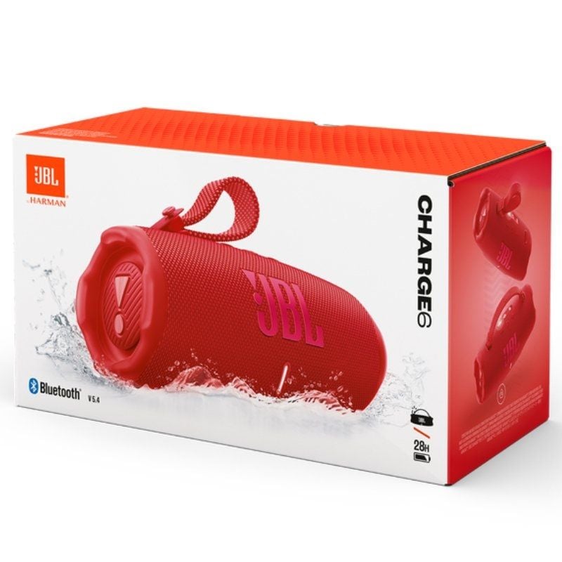 Altifalante Bluetooth JBL Charge 6 / 45W / 1.0 / Vermelho