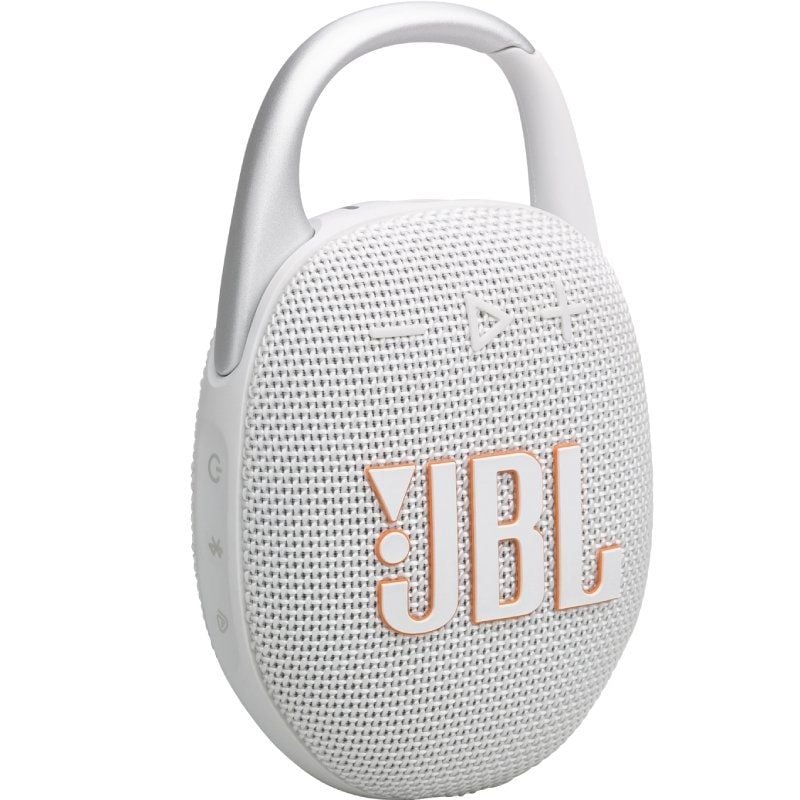 Altifalante Bluetooth JBL Clip 5 / 7W / 1.0 / Branco