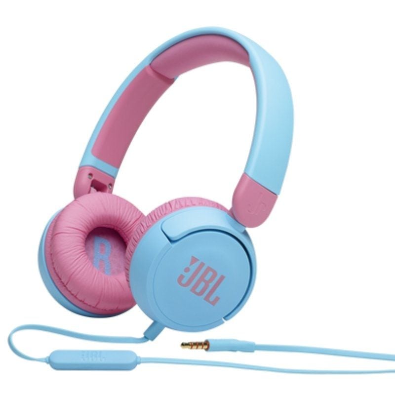 JBL JR310 Auscultadores para Crianças / com Microfone / Jack 3.5 / Azul e Cor-de-rosa
