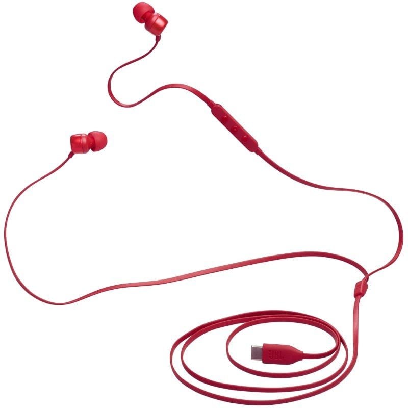 Auscultadores Intra-auriculares JBL Tune 310C / com Microfone / Vermelho