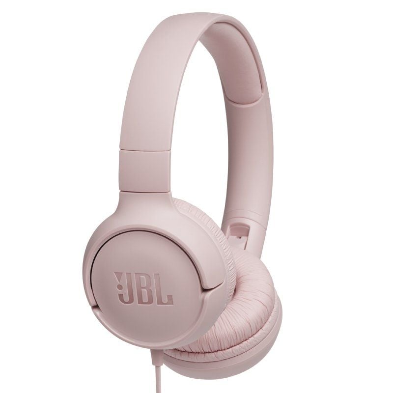Auscultadores JBL Tune 500 / com Microfone / Jack 3.5 / Rosa