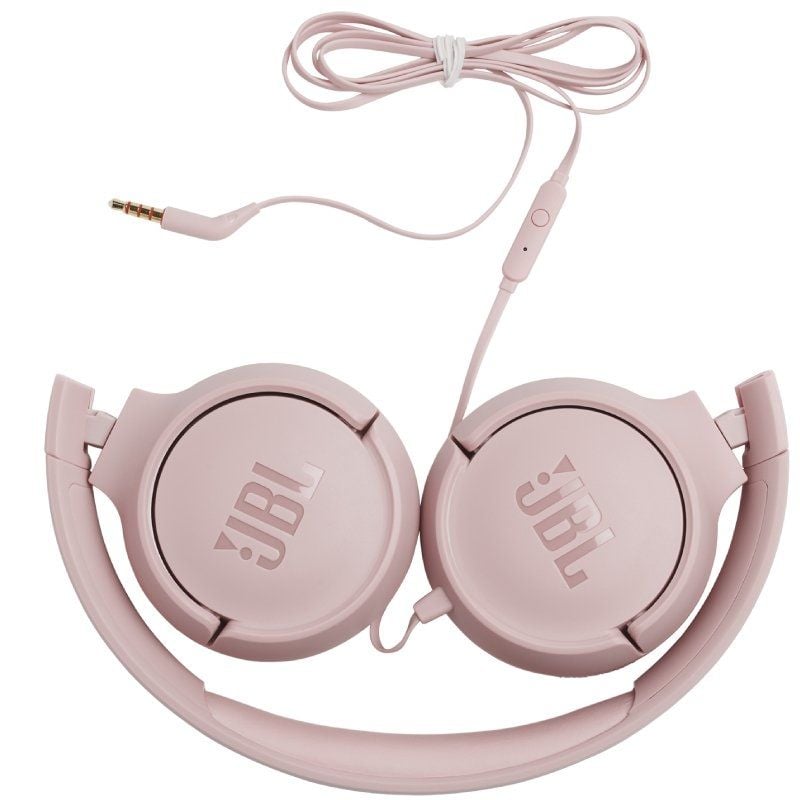 Auscultadores JBL Tune 500 / com Microfone / Jack 3.5 / Rosa