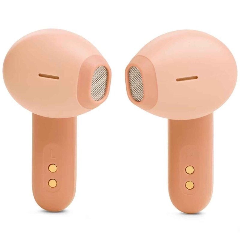 Auscultadores JBL Vibe Flex Bluetooth com Estojo de Carregamento / 8h de Autonomia / Bege