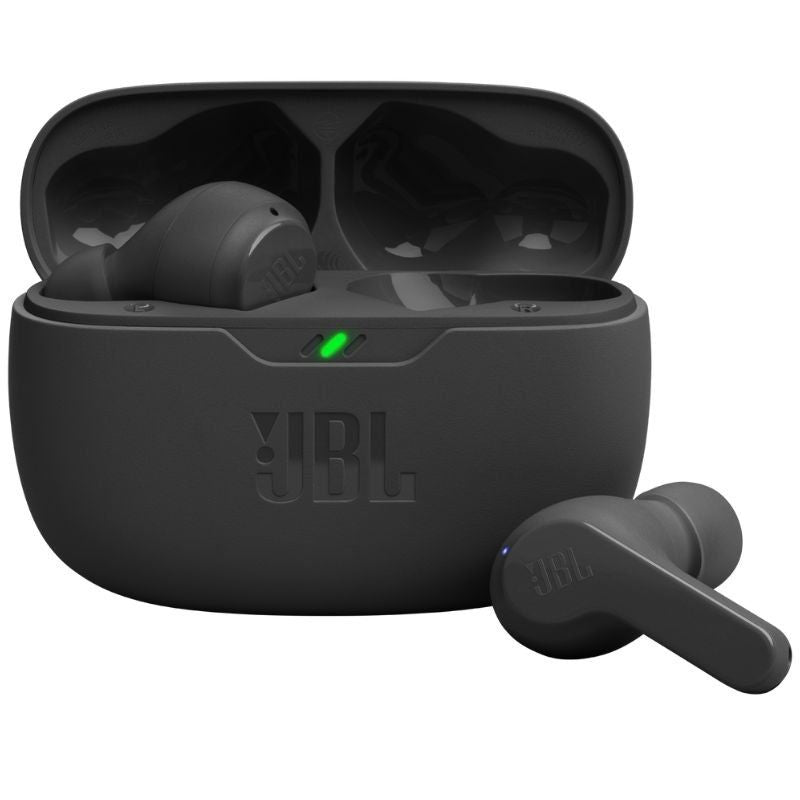 Auscultadores JBL Wave Beam Bluetooth com Estojo de Carregamento / Duração da Bateria 8h / Preto