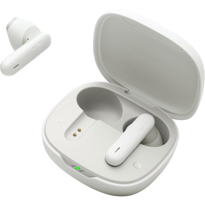 Auscultadores JBL Wave Flex 2 Bluetooth com Estojo de Carregamento / 10h de Autonomia / Branco