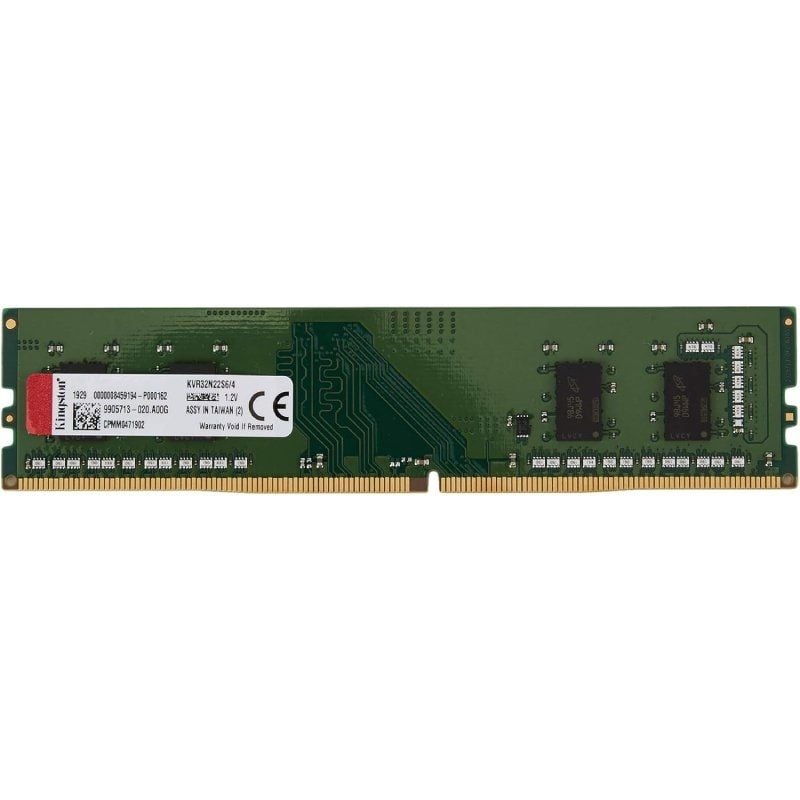 Kingston Valueram RAM 4GB / DDR4 / 3200mhz / 1.2v / CL22 / DIMM