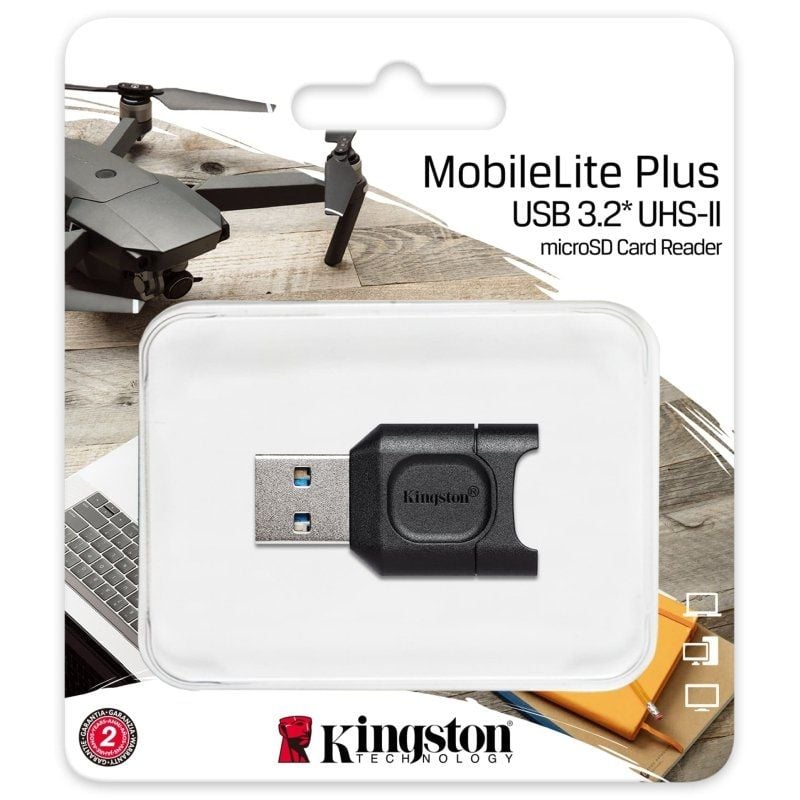 Leitor de Cartão Externo Microsd / USB 3.2 Mobilelite Plus da Kingston