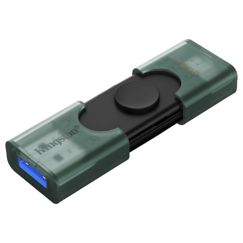 Unidade Flash USB Tipo C e USB 3.2 Kingston Datatraveler Duo 256GB