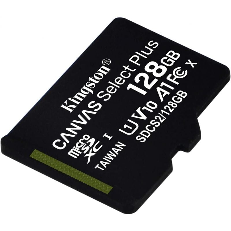 Cartão de Memória Microsd XC Kingston CANVAS Select Plus 128GB / Classe 10 / 100mbs