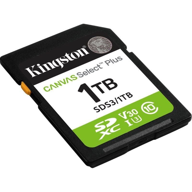 Cartão de Memória Kingston CANVAS Select Plus 1TB SD XC / Classe 10 / 150mbs